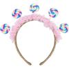 Capaneus Cerchietto Leccalecca per Capelli, Multicolore Cerchietto Candy Caramelle, Grazioso Accessorio Femminile per Costumi da Fata Zuccherina, Fascia per Capelli Candy per Carnevale