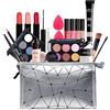 FantasyDay Calendario dell'Avvento 2025 Beauty, Kit di Bellezza Cosmetici Kit per Occhi, Viso e Labbra - Set di Trucchi con Correttore, Rossetti, Lucidalabbra, Palette Ombretti, Mascara, Trousse, Fard