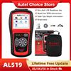Autel Scanner OBD2 Autel AutoLink AL519, Strumento Diagnostico Automobilistico Avanzato, 10 Modalità di Test, Ricerca DTC, Controllo Motore, Aggiornamenti Gratuiti a Vita