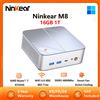 Ninkear M8 MINI PC AMD Ryzen ™ Mini Computer 7 8745HS con 16GB DDR5, 1TB SSD, WiFi6, BT5.2, Windows 11, Ventola Intelligente con Raffreddamento Attivo