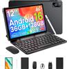 DOOGEE Tablet PC DOOGEE Tab G6 Pro Android 16 Gemini AI Display 12'' 2K Batteria 9000mAh 8GB RAM 128GB ROM Corpo Ultra-sottile Smart Pad