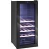 HOMCOM Cantinetta Frigo per Vino da 92L con Ripiani Regolabili per 20 Bottiglie e 50 Lattine, 43x45x94 cm, Nero | Aosom Italy
