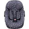 JYOKO KIDS Fodera copri seggiolino auto in cotone Compatibile con Pég Perego Primo Viaggio, Uppababy Mesa GO (WINTER SKY)