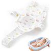 ARYIMYDP Cuscino per Bagnetto Neonato, Riduttore per Vasca da Bagno, Supporto da Bagno con 5 Cinturini Regolabili, Antiscivolo Rete Morbida e Traspirante, Adatto per Schiena e Collo