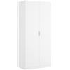 DEKIT GRUPO RIMOBEL ESSEN - Armadio guardaroba a 2 porte lisce e barra appendiabiti - Bianco - 81x184x52 cm