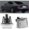 OZ-LAMPE Luce Targa a LED per Merce-ds Benz W231 W213 W221 W222 W212 C117 W218 C216 W205 W204 C CL CLS CLA E S SL SLK Klasse, Lampada Targa a LED, 2 Pezzi 18 * 2835 SMD Canbus
