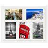 BD ART 28 x 35 cm Cornice multipla per 5 foto 10 x 15 cm, Bianco