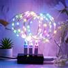 MUXIJIA 4 x luce stringa LED, 20 x LED 2M / 6.6Ft esterno/interno alimentatore USB impermeabile per camera da letto, cortile, matrimonio, Natale, fai da te, ecc. (Colorato)