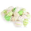 com-four® 36x Uova di Pasqua Dipinte a Mano da Appendere - Decorazioni Pasquali Color Pastello con Fantastici Motivi - Addobbi di Pasqua Decorative