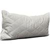Giraffenland Cuscino di cirmolo 20x40cm Tessuto trapuntato bianco, direttamente riempito | Cuscino ai trucioli di pino cembro