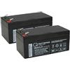 Quality Batteries Batteria di ricambio 24V 3,4Ah AGM per sistemi di sollevamento elettrici e montascale