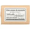 Zielinski & Rozen Leather, Sandalwood, Amber Saponetta 75 g
