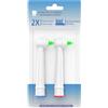 lrgnixs Set di 2 spazzole interdentali di ricambio per spazzolini interdentali - compatibili con spazzolini elettrici Braun