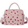 Aucuu Borsa Termica, Riutilizzabile Borsa Frigo Portatile, Borse a Tracolla di Grande Capacità, per Ufficio Scuola Picnic Viaggio