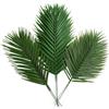 CCINEE 12 foglie di palma artificiali, dimensioni assortite, finte grandi fronde di palma, finte piante tropicali, simulazione safari, foglie con steli, per casa, hawaiano, luau, feste, giungla,