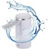 NK Distributore d'acqua con display a LED - Automatico, 4 volumi di erogazione 200/600/800ml/continua, 1200mAh, Touch Control, bottiglie e caraffe da 1,5L, 5,7L, 10L, 11,3L, 15L, 18,9L - Colore bianco