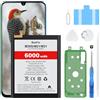 Beefix Batteria di ricambio EB-BM207ABY compatibile con Samsung Galaxy M30s SM-M307F e Galaxy M21 SM-M215F e Galaxy M31 SM M315F/DS 6000 mAh agli ioni di litio con strumenti di riparazione