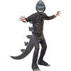SINSEN Costume da dinosauro per bambini King Monster T-Rex Cosplay tuta maschera coda costume per Halloween festa regalo di compleanno