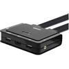 Lindy Switch KVM Lindy 2 porte Nero [42347]