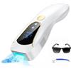 Deplite Epilatore Luce Pulsata IPL, 999,900 Luce Pulsata, 3 Modalità Avanzate, Efficace Epilatore Laser per Corpo, Ascelle, Viso, Zona Bikini