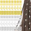 XURJUMI Gioielli Dreadlocks Trecce Clip, 80pcs Dreadlock Perline Clip a Spirale, gioielli per capelli dorati, gioielli dreadlocks da donna, Capelli Treccia, Accessori Decorazione,Per Uomini e Donne(Argento)