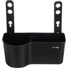 SIXTOL CAR STORAGE 1 | Poggiatesta Organizzatore multifunzione con portabicchieri | Scatola in tessuto | Accessori da viaggio auto nero