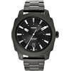Fossil Orologio Analogico al Quarzo da Uomo con Cinturino in Acciaio Inossidabile FS5970, Nero e grigio scuro