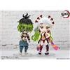 Bandai DEMON SLAYER DAKI & GYUTARO FIGURARTS MINI BANDAI SET ORIGINALE NUOVO