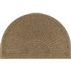 Wash+Dry DUNE Halfmoon Tortora 55 x 85 cm, Tappeti Ingresso per Interni ed Esterni, Lavabile