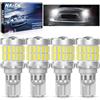 NATGIC 4 PZ T15 LED Luce Inversa, W16W 921 912 LED Lampadine con Lente Canbus Error Free Xenon Bianco 6000K 4000ML 33PCS Chip per Auto Lampadine di Backup, Luci di Marcia Diurne, Luci di Inversione