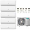 HISENSE CONDIZIONATORE HISENSE HI-COMFORT PENTA SPLIT 7000+7000+9000+9000+9000 BTU INVERTER R32 5AMW105U4RQC A++ WIFI