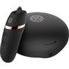 Rosy Gold Licking Stimulator with Luxury Charging Case Black