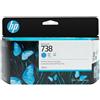 HP Cartuccia stampante HP 738 (498N5A) - Ciano