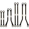 INJORA Set di Collegamenti in Ottone Rivestimento Nero Ad Alta Altezza per Upgrade TRX4M High Trail K10 1/18 RC Crawler