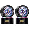 INJORA Cerchione Beadlock 2.2 Super Pesante in Ottone e Alluminio Deep Dish 224g per Upgrade Crawler RC 1/10