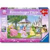 Ravensburger - Puzzle Bambini 4 Anni 2x24 Pezzi, Principesse Disney - Puzzle 4 Anni, Collezione Disney, Include 2 Puzzle 24 Pezzi, Giochi Educativi, Idee Regalo
