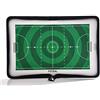 RoseFlower Cartella Tattica per Allenatore di Calcio, Lavagna Magnetica Futsal Attrezzatura da Allenamento con Penne, Gomma - Football Coach Board per Organizzazione Giocatori Tattiche e Strategie
