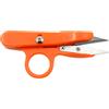 Gnoato Lino Forbice Rasafilo a Molla - Lame Inox e Manico in Plastica 12 cm ARANCIO