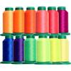 Isacord - Kit Fluo 12 colori da 1000 mt