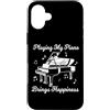 Magliette del pianoforte Regali per pian Custodia per iPhone 16 Plus Pianista che dice pianoforte a coda