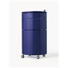Verpan Contenitore a rotelle tondo Barboy, design Verner Panton -