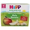 HIPP BIO Merenda Frutta Mela Banana 4x100
