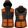 Gilet Riscaldato Elettrico Da Donna In Pile Con Batteria 7.4V 16000mAh - 3 Livelli Di Calore, Regalo Invernale