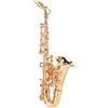 Shanrya Spilla Musicale in Miniatura a Forma di Sassofono Oro Elegante per Matrimoni