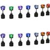 SAFIGLE 14 Pz Illuminare Orecchini A LED Orecchini A Borchie Glow Accessori Prom Accessori Danza Partito Incandescente Lampeggiante Orecchini Borchie Danza Party LED Orecchio Orecchini In Acciaio Inox