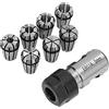 Acouto 7 Pezzi ER11 5 Mm Asta di Prolunga Supporto Albero Motore ER11 1 Set di Pinze a Molla 7 Mm Costruito con Layout di Lancio Automatico e Strumenti Che utilizzerò Questa Asta di