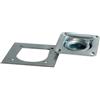 UNITRAILER Kit anello di ancoraggio con rondella Winterhoff ZBF70-1 a molla anello a "D" acciaio zincato per rimorchi