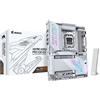 GIGABYTE X870E AORUS PRO X3D ICE Scheda Madre - Supporta CPU AMD Ryzen 9000, VRM Digitale a 18+2+2 fasi, fino 9000 Hz DDR5 (OC), 2 x PCIe 5.0 + 4.0, Wi-Fi 7, LAN 5 GbE, USB 4 [X870E A X ICE]