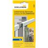 Schellenberg 50843 Zanzariera a rullo Set accessori per doppie porte, collegare due zanzariere per porte tra loro