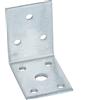 Connex HVG2600 - Raccordo ad angolo in confezione risparmio da 25 pezzi, 50 x 50 x 35 x 3 mm, zincato